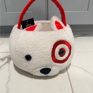 Target Plush Dog Basket Halloween/Easter